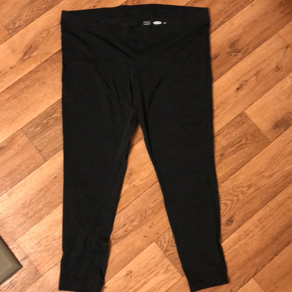 Charcoal grey maternity leggings